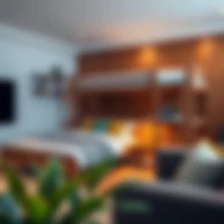 Interior design showcasing bunk beds in living spaces