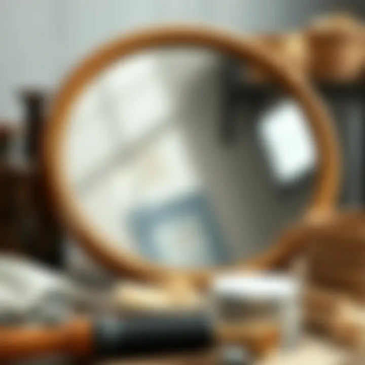 Tools and materials for maintaining oval picture frame glass