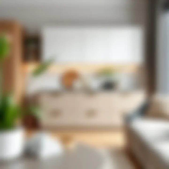 Stylish integration of Knoxhult cabinet into a modern home decor