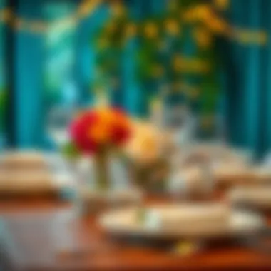 Personalized Tableware for Unique Celebrations Customized tableware showcasing personal touch for events