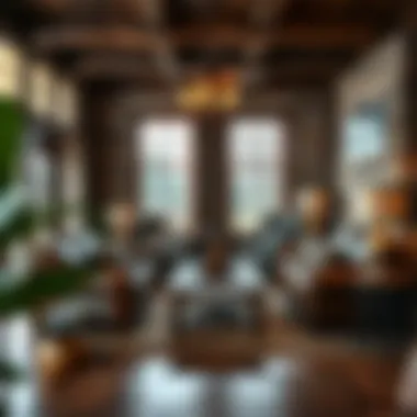 Cozy living room adorned with rustic furniture