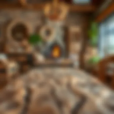 Sustainable materials used in rustic furniture