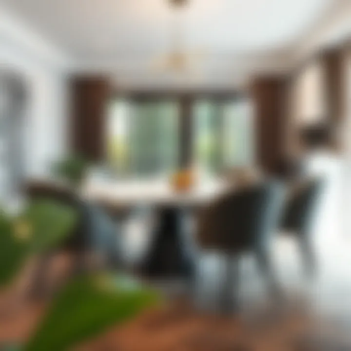 Notable Exploring the Dynamics of Round Kitchen Tables with Fabric Chairs