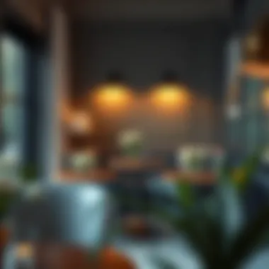 Chic Arrangement: High Top Bistro in Cozy Spaces Stylish arrangement of high top bistro set in a cozy corner