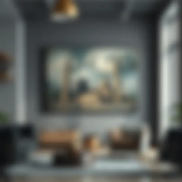 Exploring the Impact of Large Office Paintings on Work Environments Summary