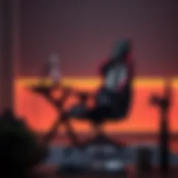 Exploring the Intersection of Ergonomics and Aesthetics: The Gaming Chair with Keyboard Table Introduction