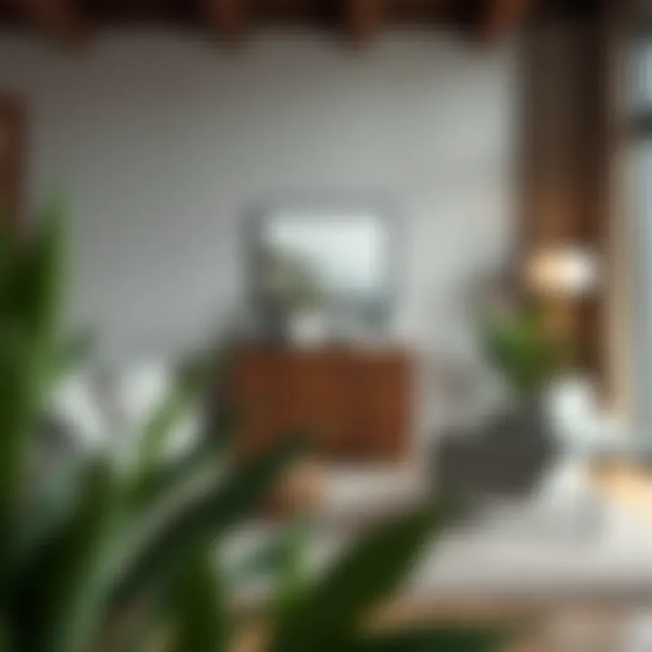 Stylish integration of chest in a modern living room