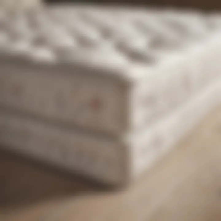 Variety of materials used in mattress folder construction