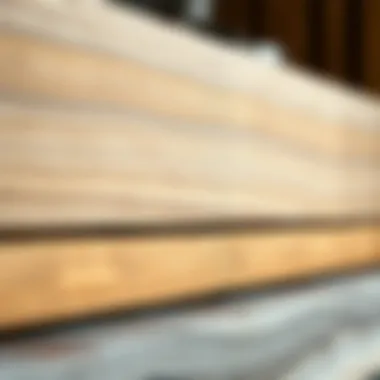 A close-up of material textures used in a 16 inch sink cabinet