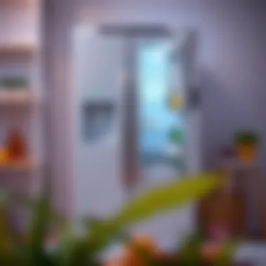 An energy-efficient refrigerator with a smart control panel