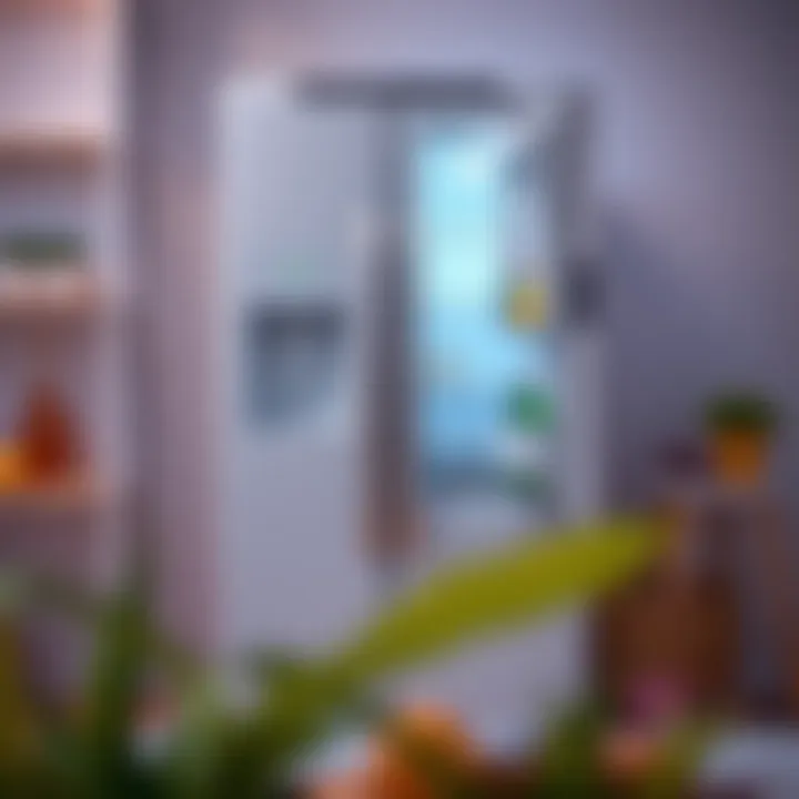 An energy-efficient refrigerator with a smart control panel