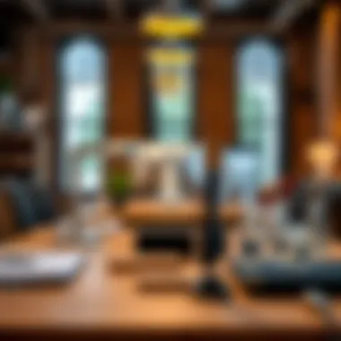 Replacement parts for Jarvis desks displayed