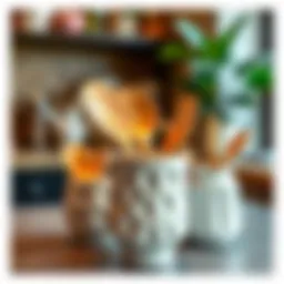 The Aesthetic and Functional Appeal of Off-White Utensil Holders Introduction