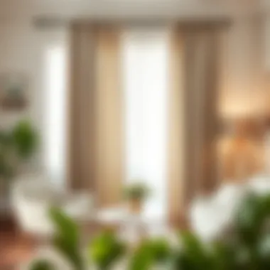 Notable The Aesthetic and Practical Benefits of Natural Look Faux Linen Curtains